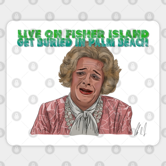 The Birdcage: The Best of Florida Sticker by 51Deesigns